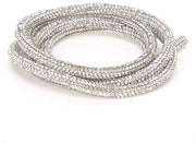 Strass per Abito da Sposa con Decorazioni in Pietre - Materiale per Accessori di Abito - Decorazioni per Abiti da Sposa con Steccati in Pietre - Sostegno per Abito da Sposa con Cavo in Poliuretano - Facile da Montare - Bastoncino per Decorazione
