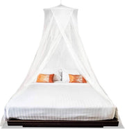 Klamboe extra grande kingsize con due aperture rete - progettata per re, regina e twin - tende da letto bianche