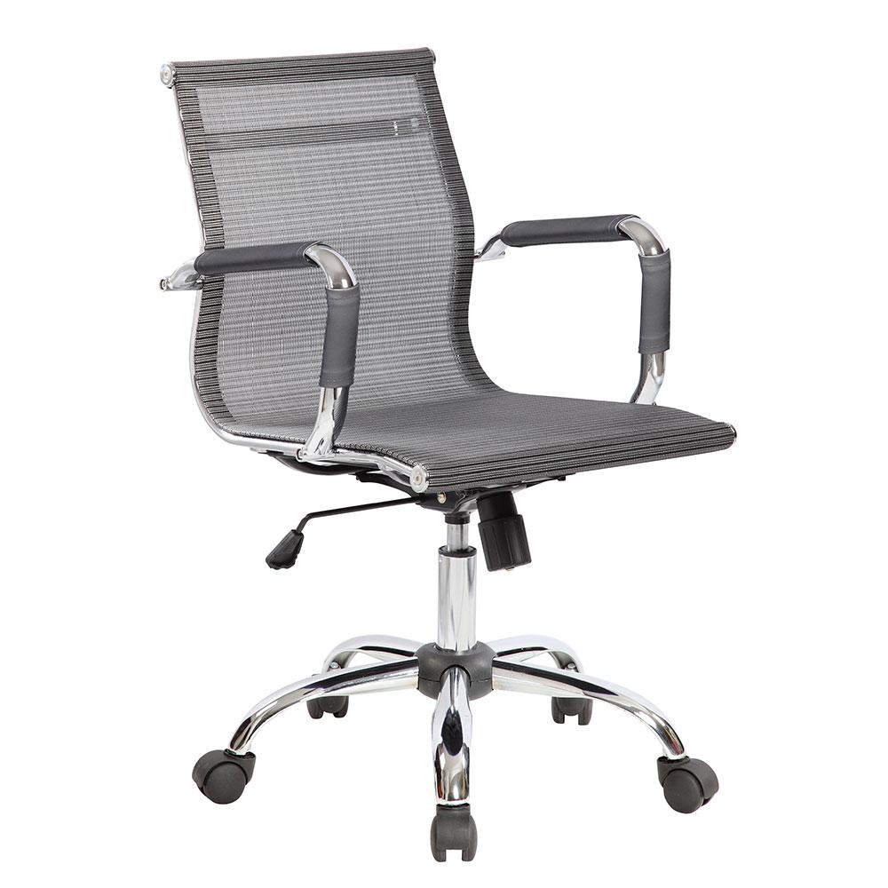 Sedia Poltrona Direzionale da Ufficio in Rete Traspirante Tosini Dallas Grigio