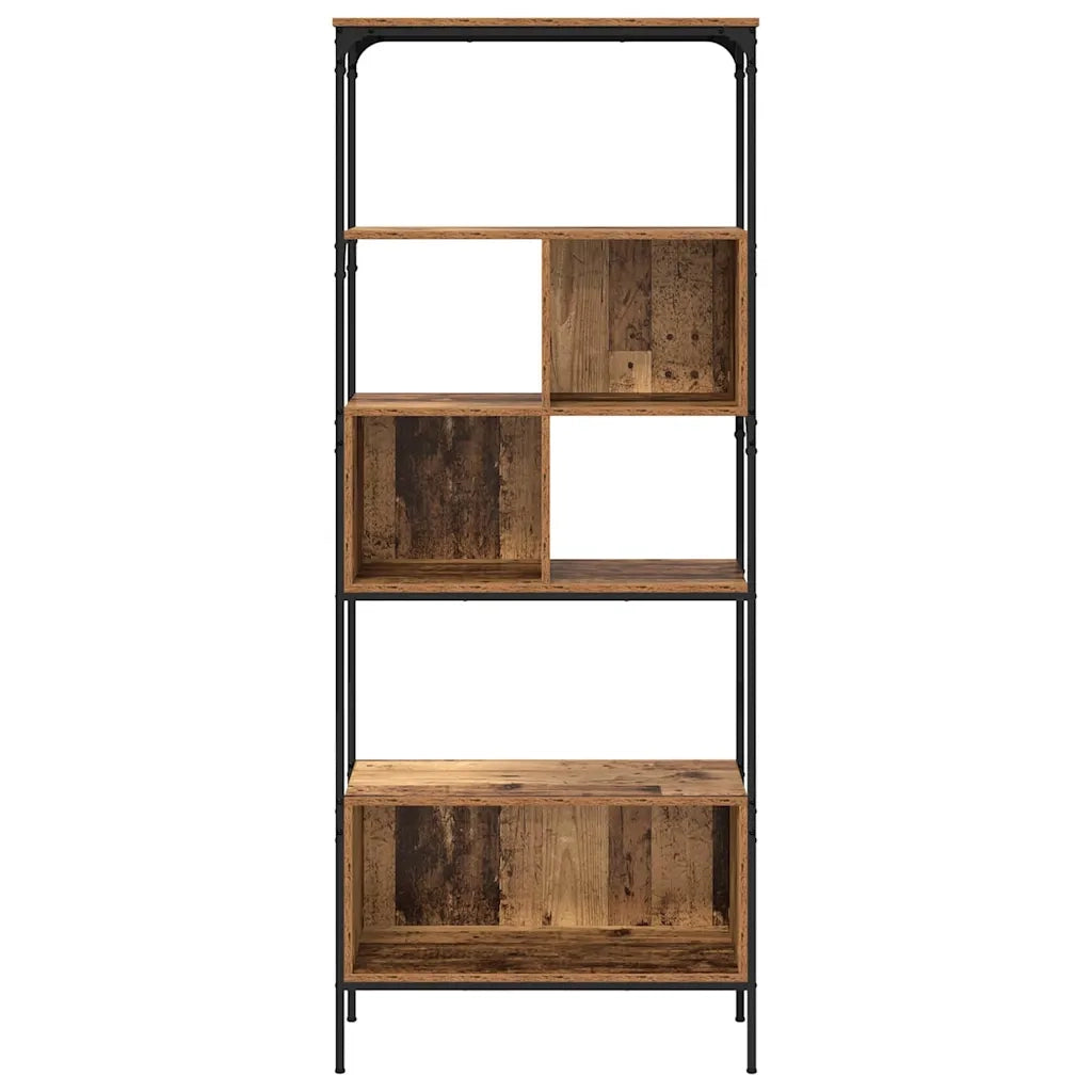 Libreria-Scaffale per Libri-Mobile di Stoccaggio Legno vecchio 76 x 33 x 188,5 cm Legno multistrato