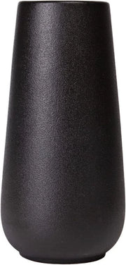 Vaso Ceramico di Alta Qualità - Decorazione Moderna - Vaso per Fiori - Decorazione per la Casa Boho - Nero - 18,2 x 9,3 x 7,2 cm