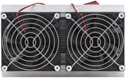 Raffreddamento semiconduttore Efficienza di Raffreddamento - Sistema di Raffreddamento Duplice - Raffreddamento per Spazi Chiusi - Utilizzo Multifunzionale - Ideale per Letti per Animali