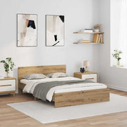 Struttura del letto Rovere artigianale 120 x 190 cm 3403593