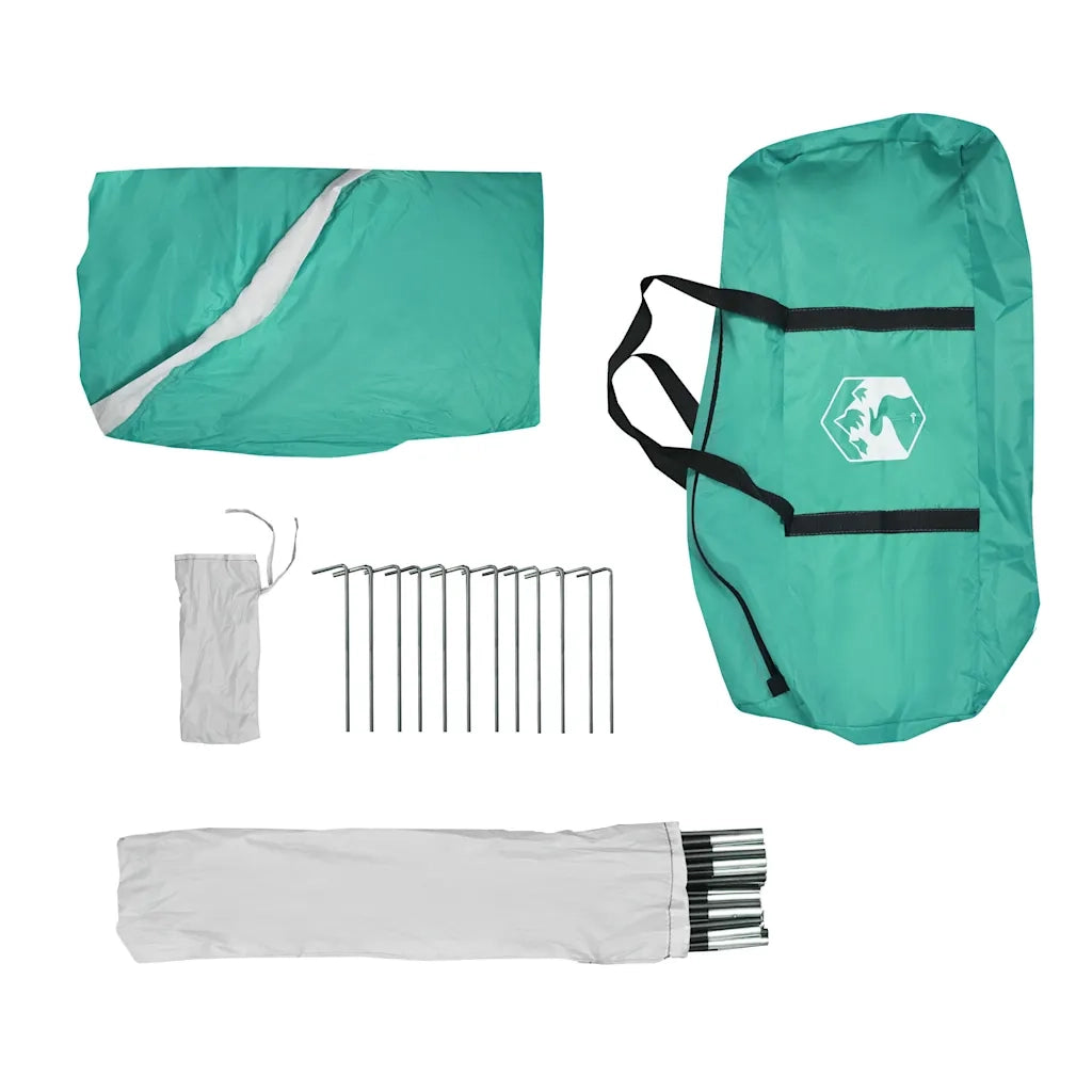 Tenda per Feste-Tenda da campeggio Verde Impermeabile 910875