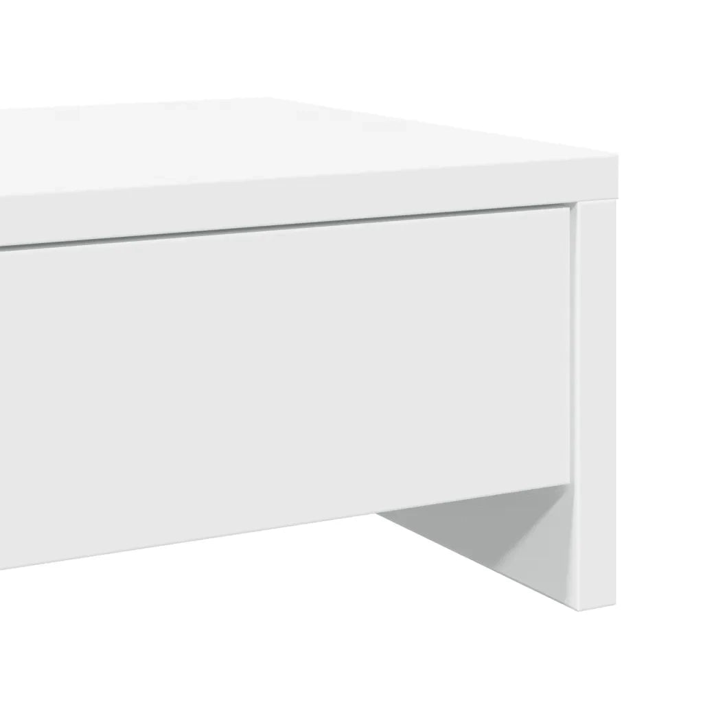 Supporto per Monitor con Cassetti Bianco 100x27x15 cm in Legno Agglomerato CFW5929326