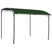 Gazebo 3 x 3 x 2,55 m Verde Tessuto e Alluminio 180 42030534