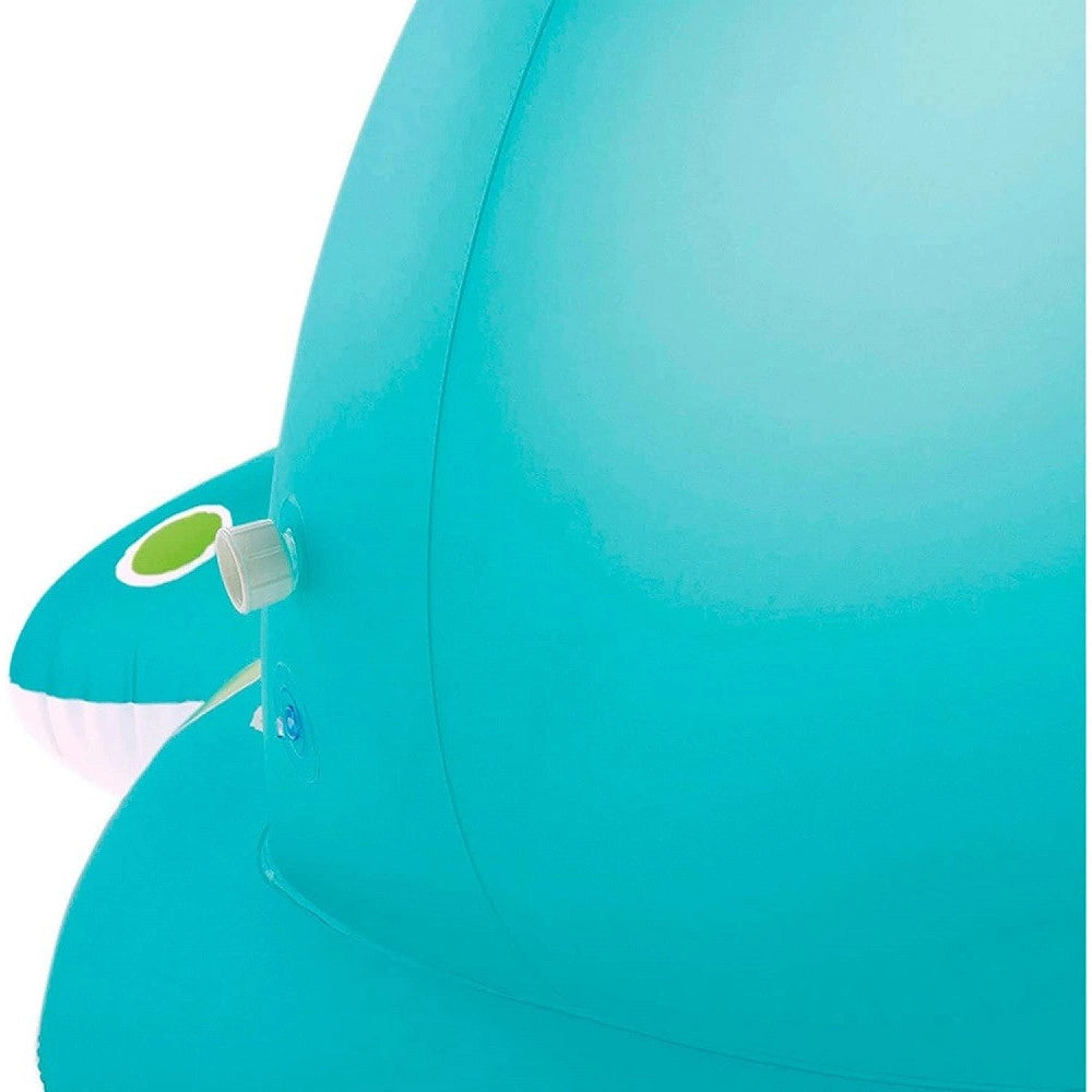 Trade Shop - Piscina Per Bambini Spruzzo Balena 201x196x91cm Multicolor Giardino Estate 57440 -