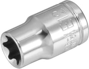 Chiave a Torx 3/8" E12 - Socket Esterno - Acciaio Cr-V - Duraturo - Resistente - Adatto per Riparazioni Auto - Chiave a Inserzione