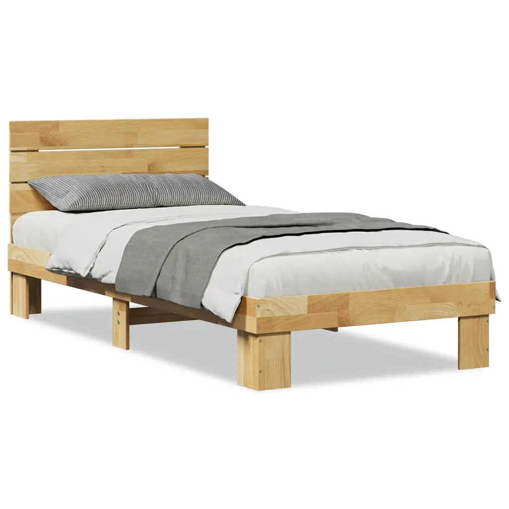 Struttura Letto con Testiera senza Materasso 75x190 cm 3315727