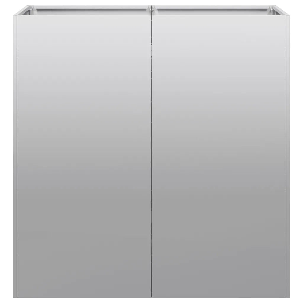 Fioriera 80x40x80 cm in Acciaio Zincato