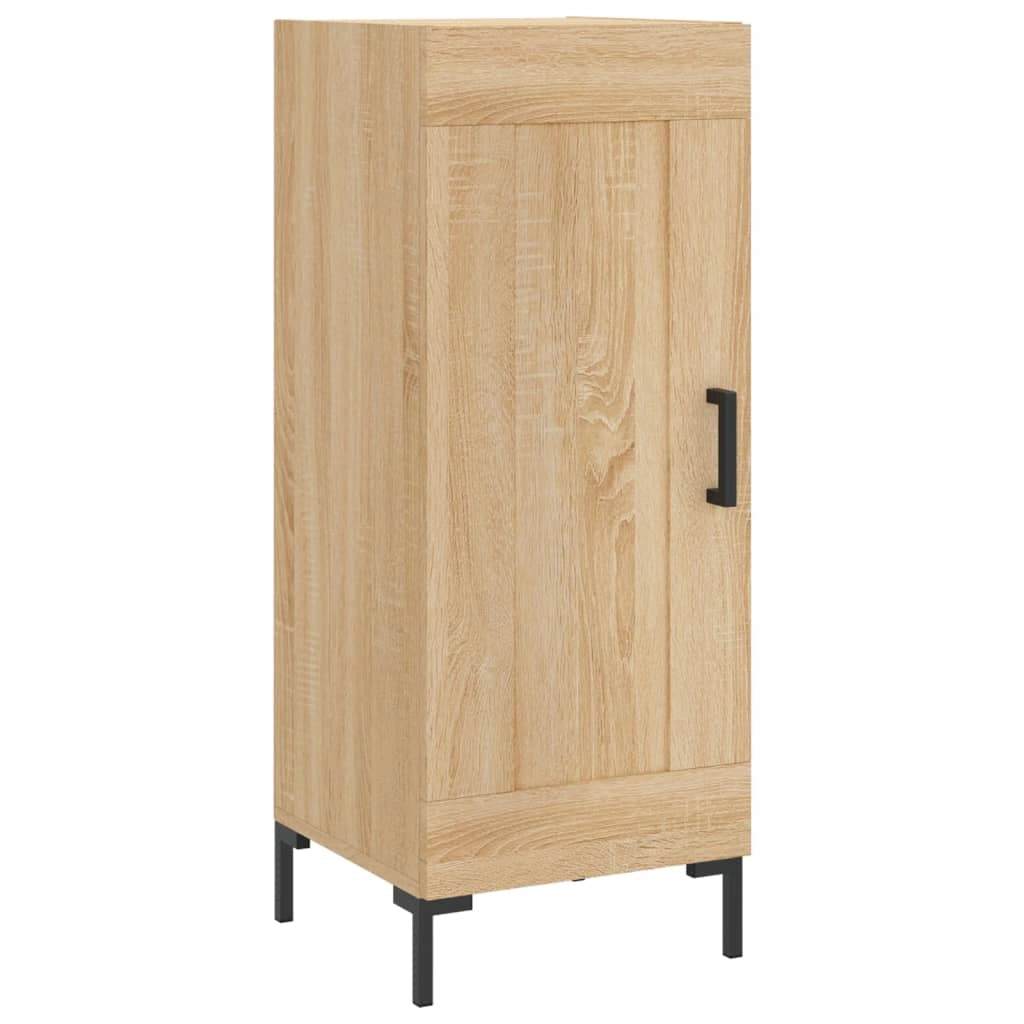Buffet credenza cassettiera armadio mobile contenitore organizer cucina soggiorno salotto rovere Sonoma alto 34,5 x 34 x 180 cm legno ingegnerizzato marrone 02_0033990