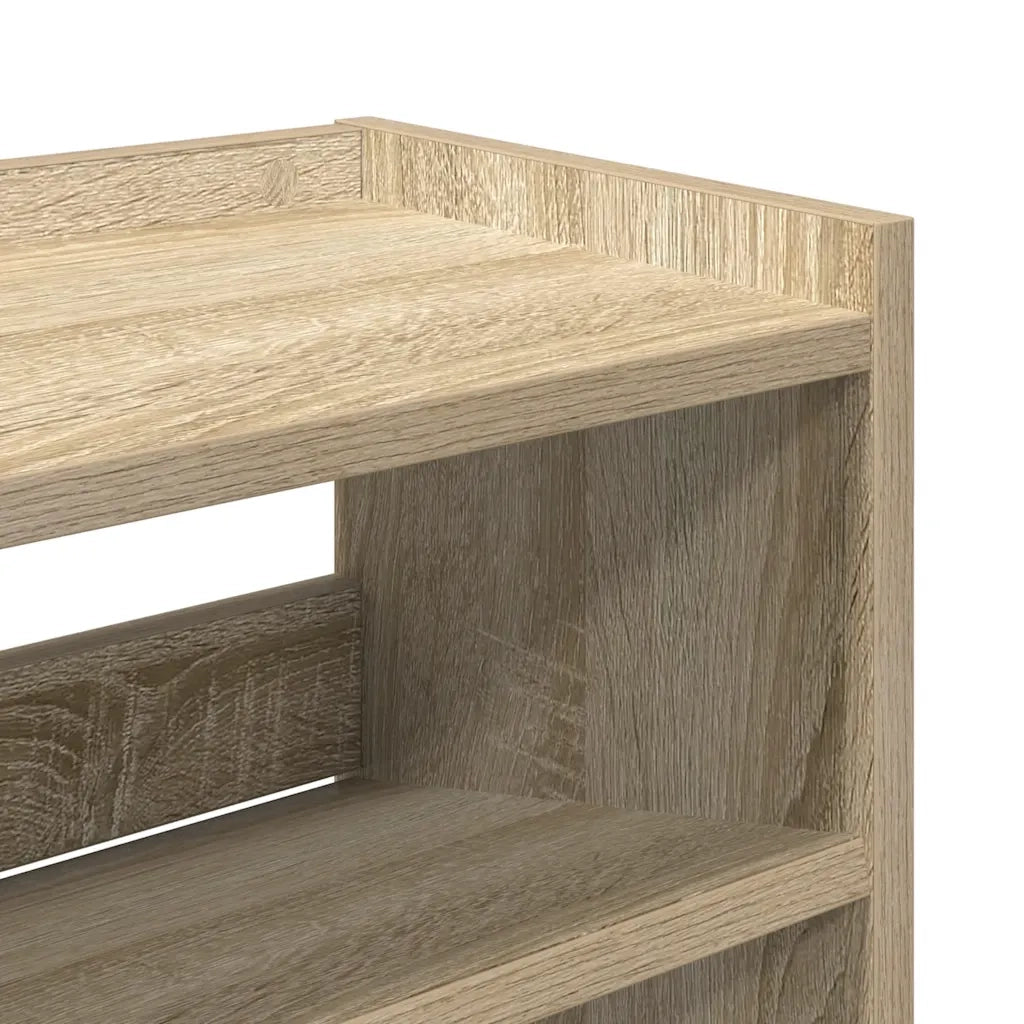 Scarpiera Rovere Sonoma 80x25x81 cm in Legno Multistrato 859907