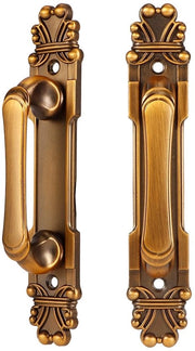 Maniglia di scorrimento per porte - 2 pezzi - Dimensioni 165x30x35mm - Distanza di azionamento 103mm - Maniglia di scorrimento