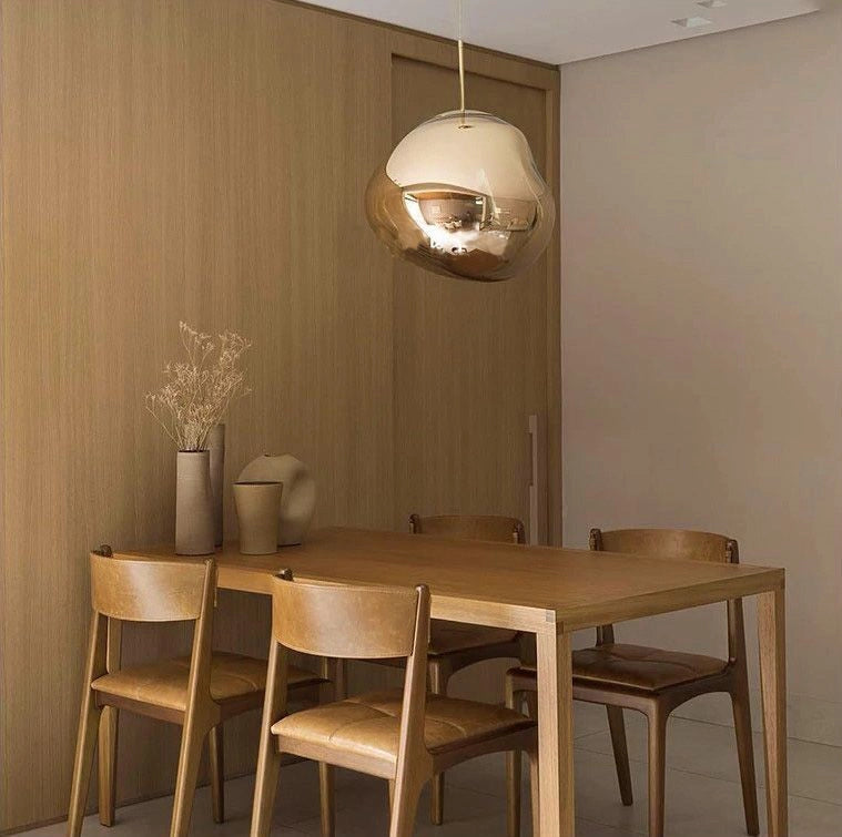 Lampada Da Soffitto Pensile Di Vetro Gold APP331-1CP
