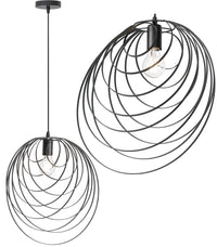 Lampada Da Soffito Geometrico Nero APP426-1CP