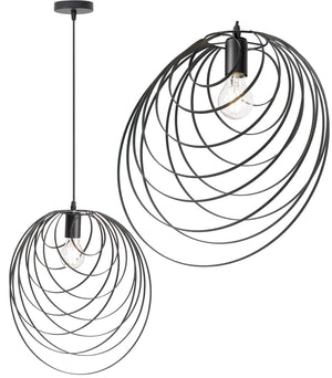 Lampada Da Soffito Geometrico Nero APP426-1CP