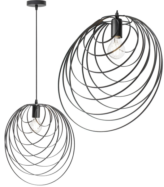 Lampada Da Soffito Geometrico Nero APP426-1CP