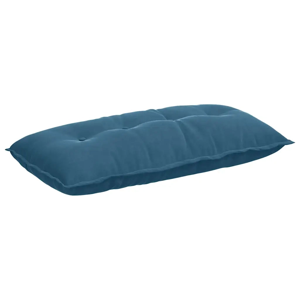 Cuscino per Schiena | Cuscino dorsale Blu 100 x 50 cm Tessuto in Cords