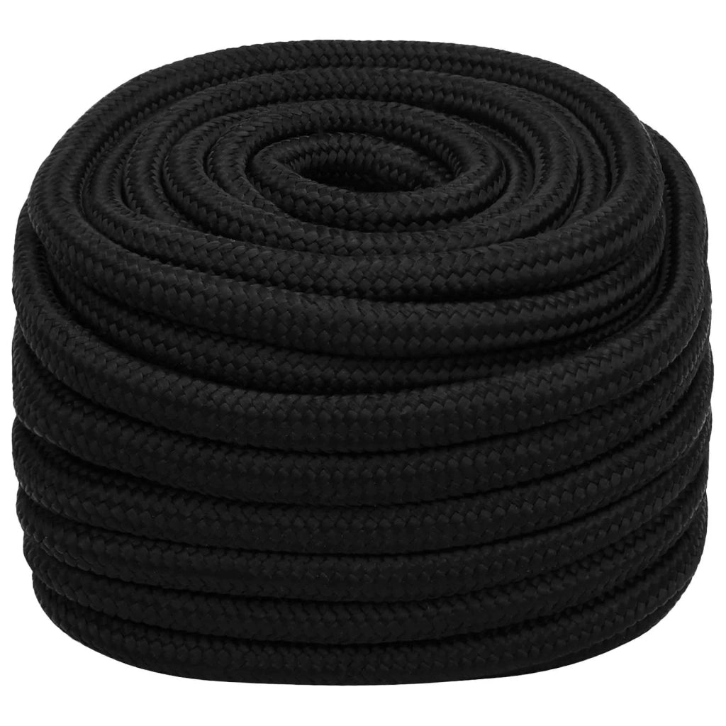 Corda multiuso 25 mm 25 m Nero Poliestere 3473400