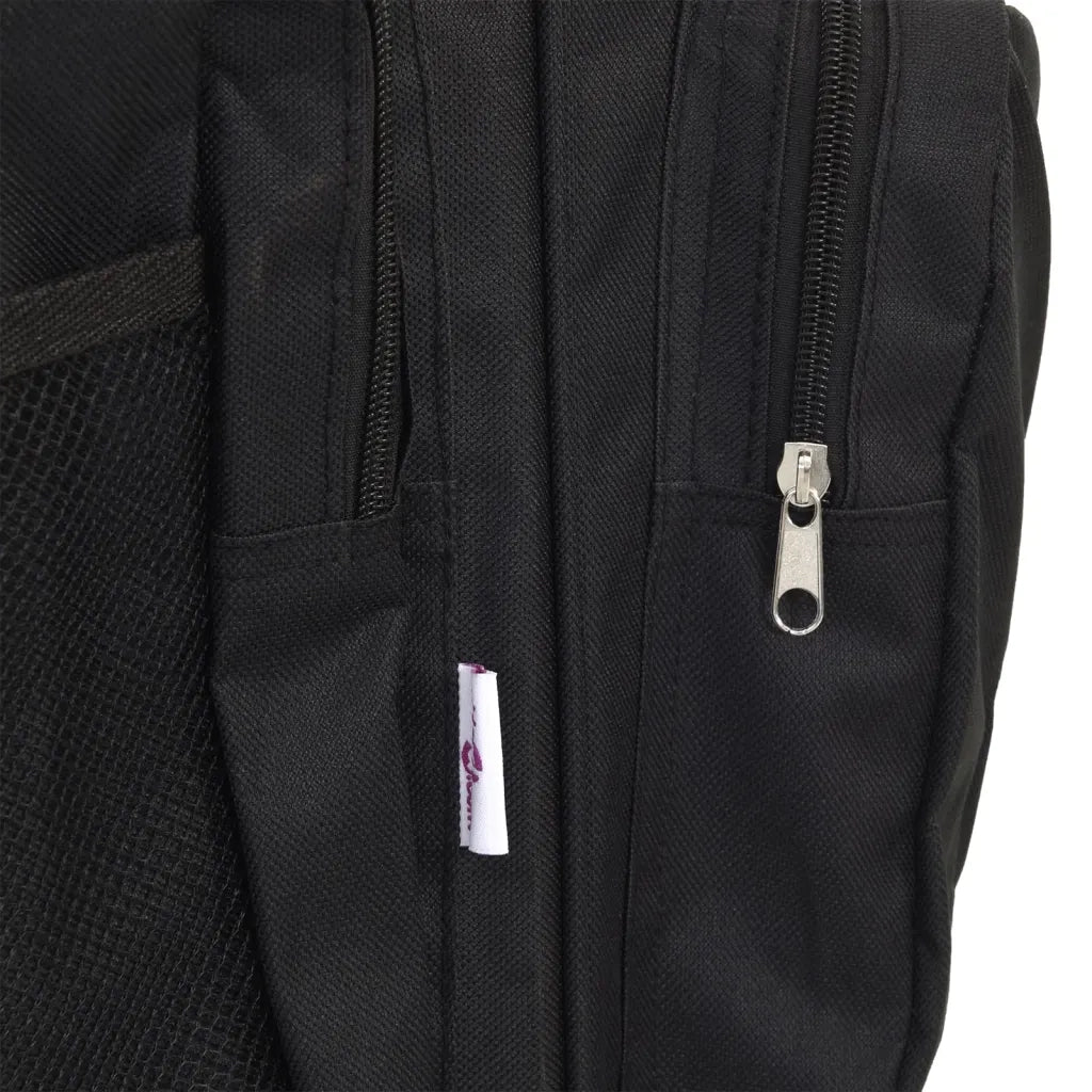 vidaXL Borsa da Pesca Impermeabile Nera in Tessuto Oxford