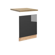 Pannello frontale Fame-Line Antracite lucido/Rovere dorato 60 cm, PL Rovere Vicco