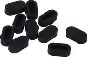 Set di protezioni silicone per Garmin Fenix5 5S 5X S60 - Protezione facile da applicare - Caricabatterie - 10 pezzi/set - nero.