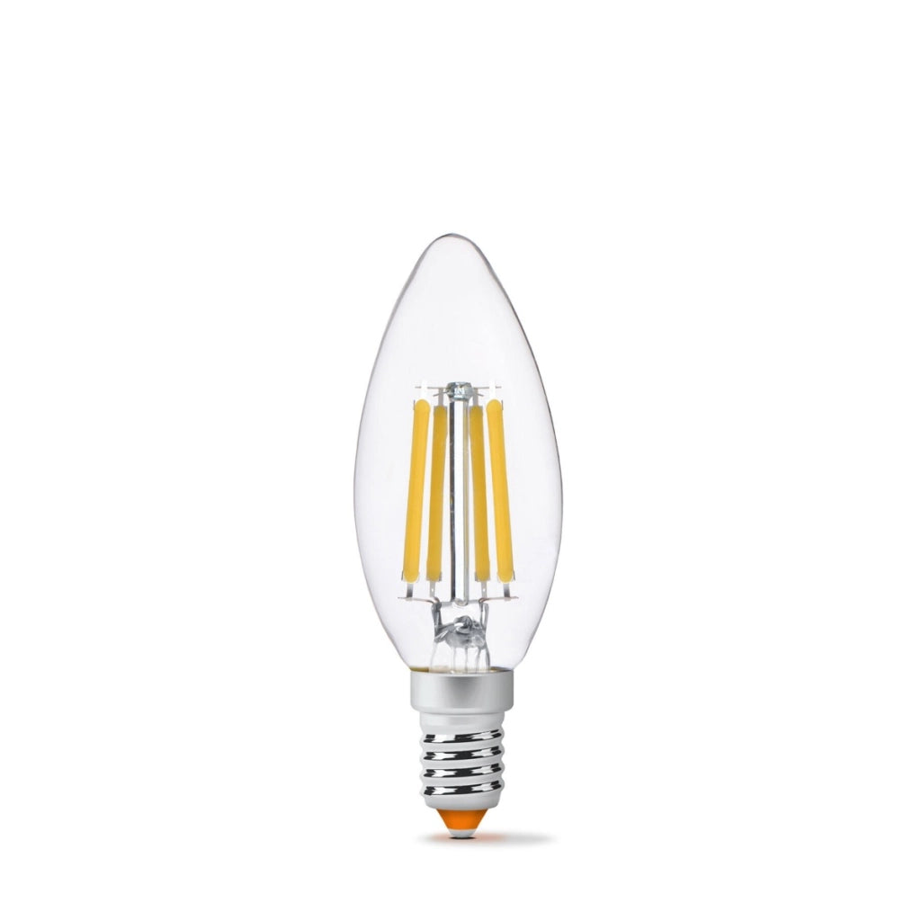 Lampadina LED Filament candela C37 E14 6W 880 lm Videx