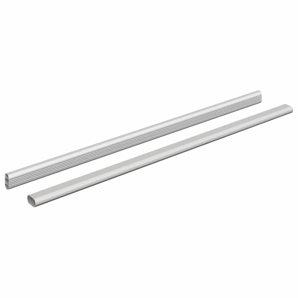Asta per armadio 2 pcs Argento 664 x 15 x 29 mm 864889