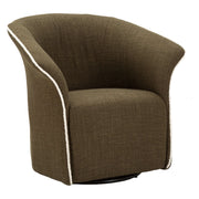 Poltroncina Toamas, Poltrona Base Girevole, 84x66x80h cm Verde