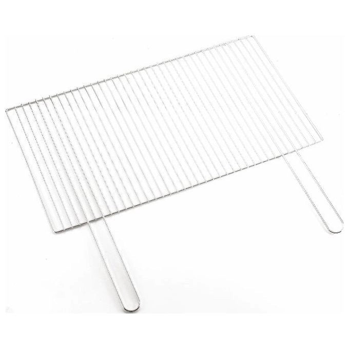 Sandrigarden 7913650 Graticola in Acciaio con Manici Fissi 76x43 cm colore Nero