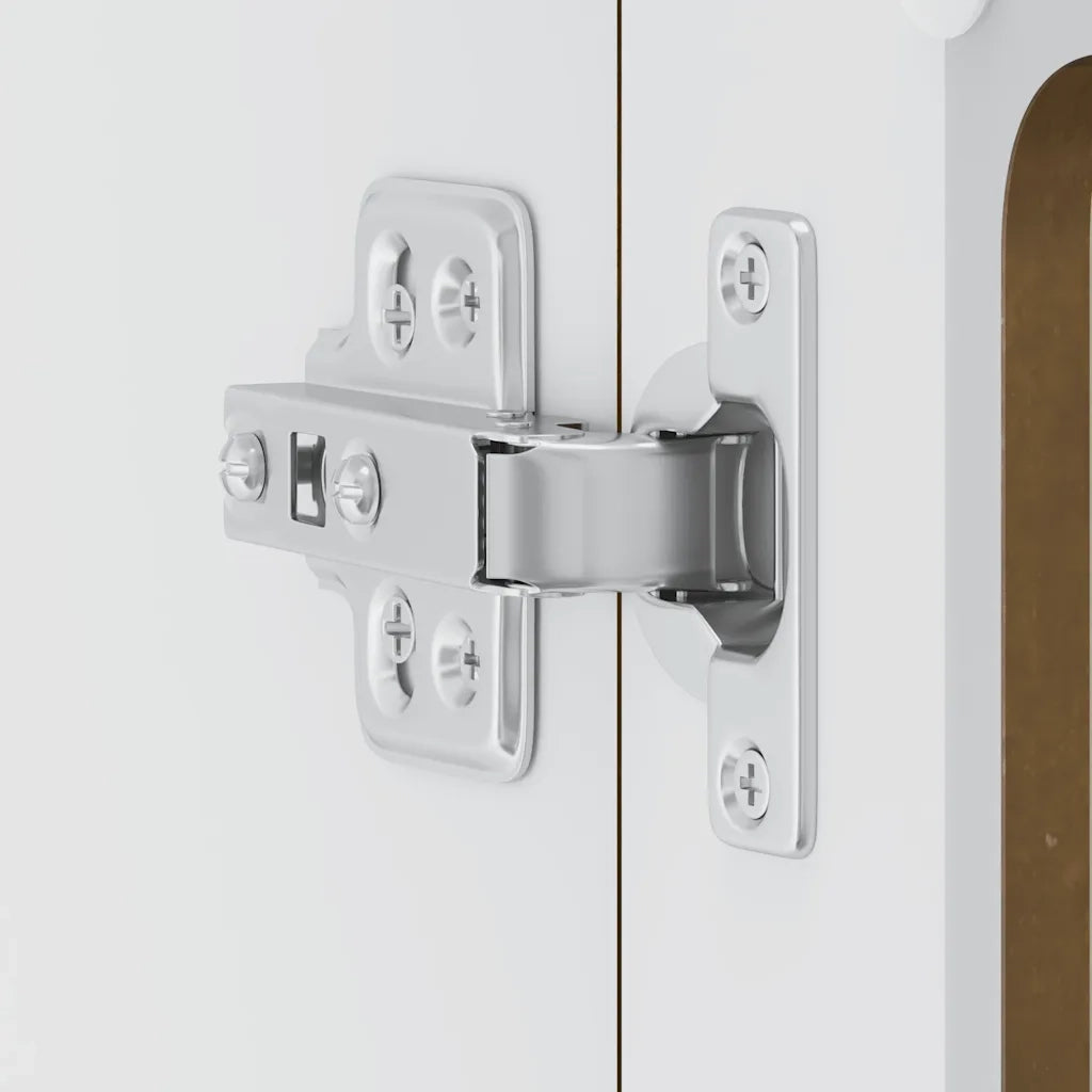 vidaXL Pensile da Cucina con Porta in Vetro Lucca Rovere Fumo