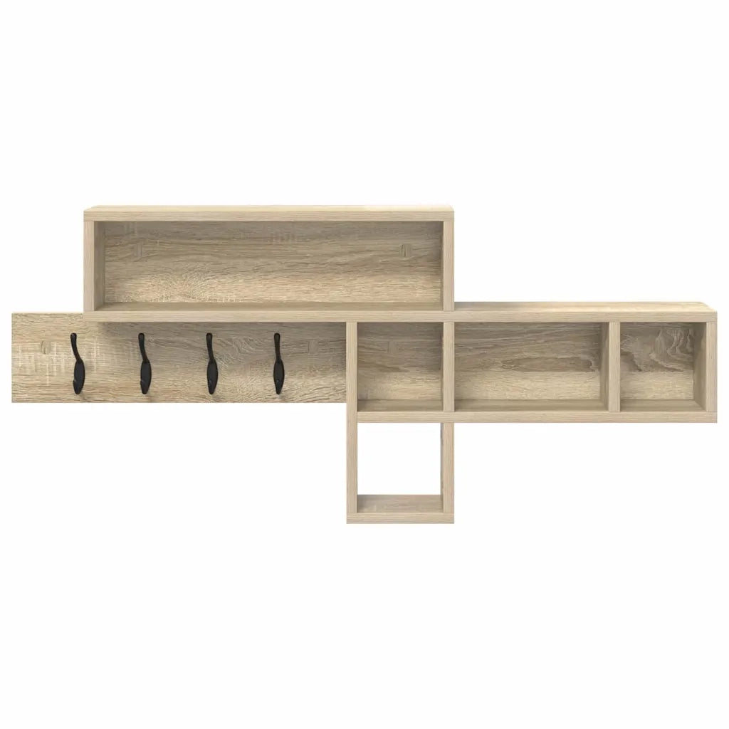 Appendiabiti a muro Rovere Sonoma 100 x 12 x 43,5 cm 874413