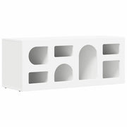 Mobile TV | Armadietto TV | Mobile Porta TV Bianco 100 x 35 x 40 cm Legno multistrato