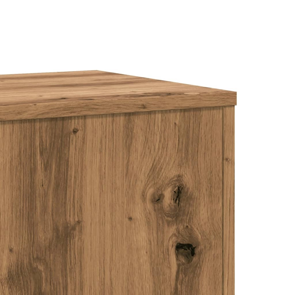 Portavasi mobili per fiori set da 2 fatti a mano legno ingegnerizzato marrone 02_0045297