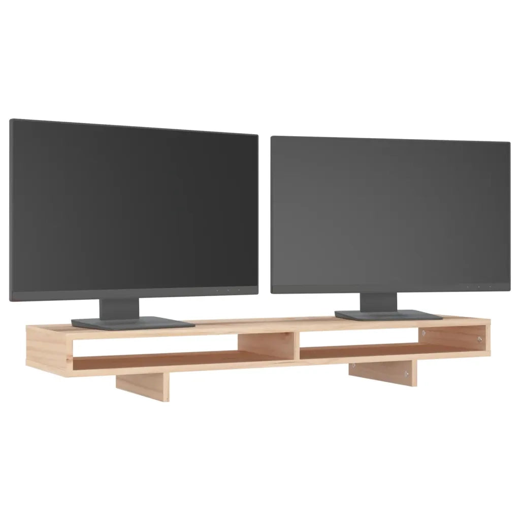 Supporto per Monitor 100x27x14 cm in Legno Massello di Pino cod mxl 66200