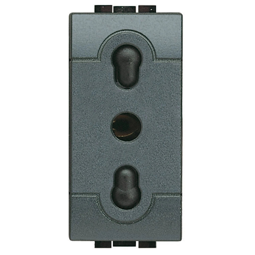 Trade Shop - Serie Living International Compatibile Apparecchi Di Comando Moduli Prese Interr -     Presa Bipasso