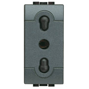 Trade Shop - Serie Living International Compatibile Apparecchi Di Comando Moduli Prese Interr -     Presa Bipasso
