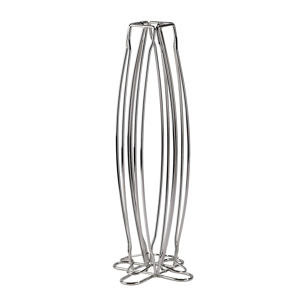 Dispenser per 40 capsule Nespresso torre in metallo Argento Cheffinger