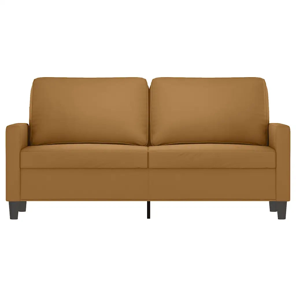 Divano a 2 Posti Marrone 140 cm in Vellutocod mxl 133705