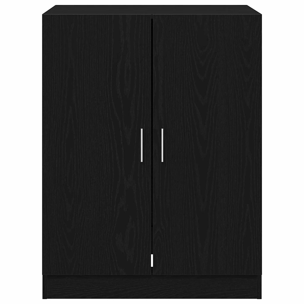 Armadio per Lavatrice 2 pcs Rovere Nero 70,5 x 71,5 x 181,5 cm 3332516