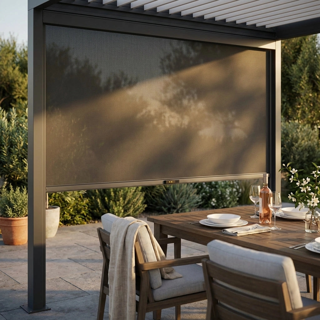 Parete laterale zanzariera per pergola bioclimatica Tony - TONY