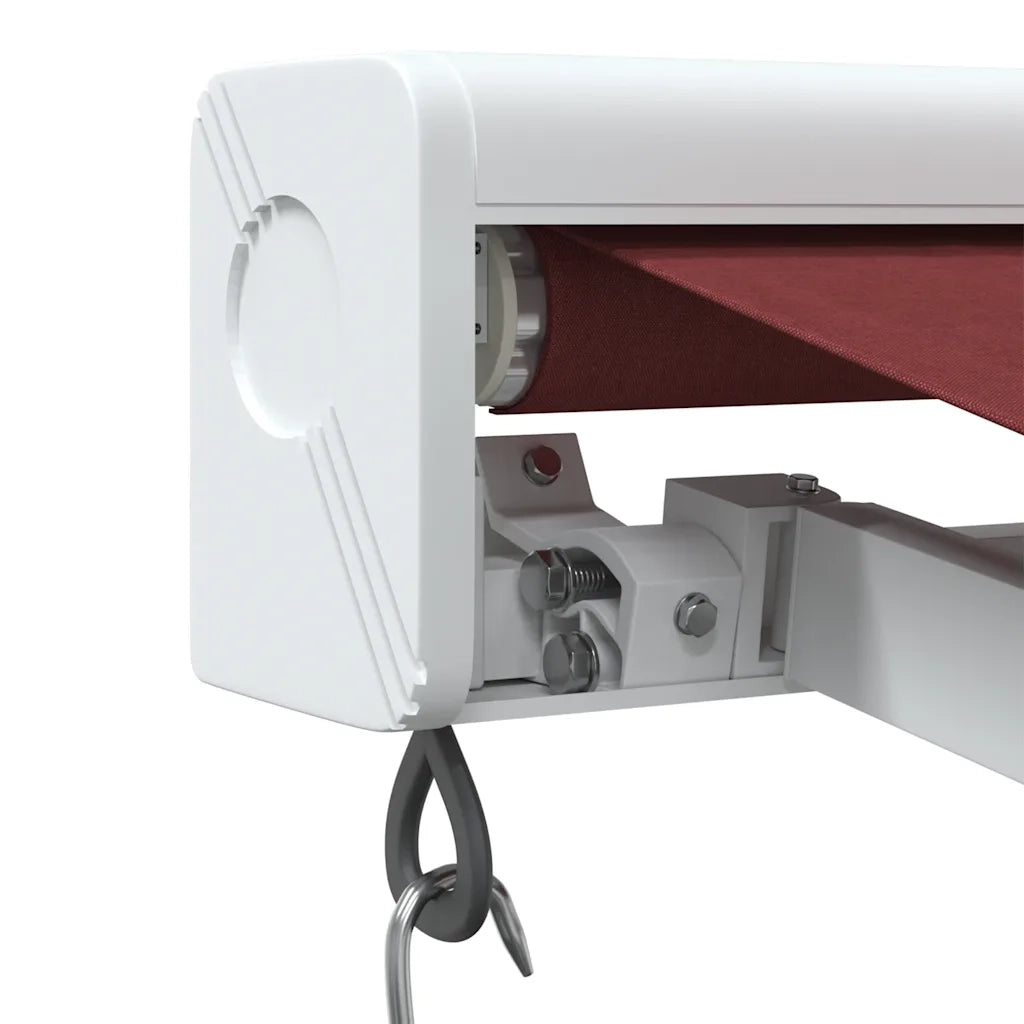 Tenda da Sole Retrattile Manuale Bordò 350x250 cm 3215314