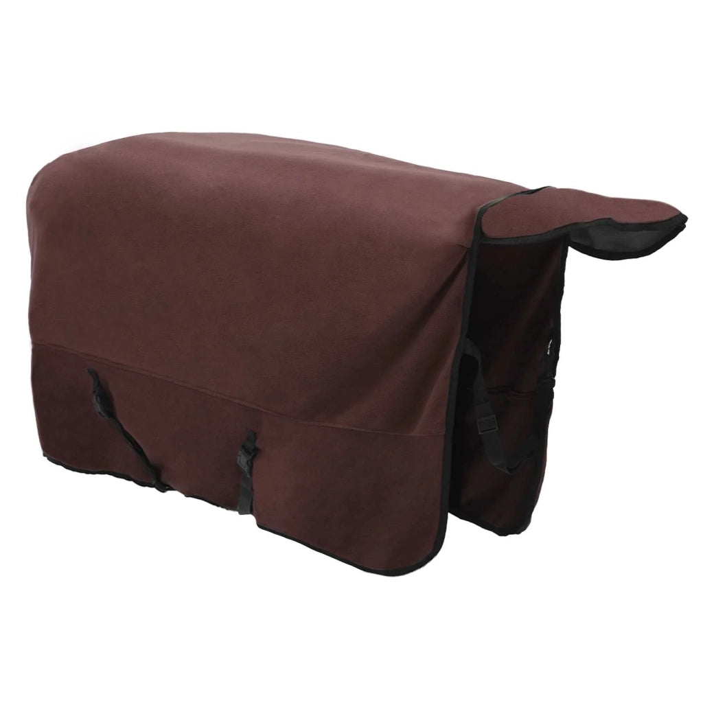 Coperta per Cavalli Marrone Scuro Completo 155 cm Poliestere CFW8542303