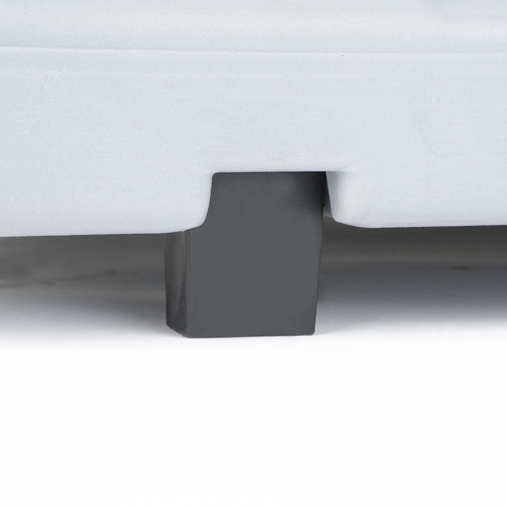 Espositore Pubblicitario Bifacciale con Ruote 70x100 cm in Alluminio da Esterno Antivento Silver