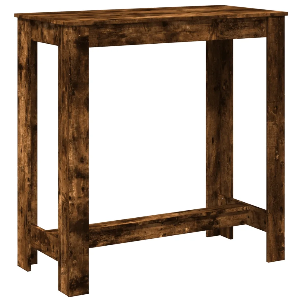 vidaXL Tavolo Bar Rovere Artigianale 102x50x103,5 cm Legno Multistrato