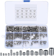 Kit di viti a bussola premium da 300 pezzi assortimento M25 M3 M4 M5 M6 M8 - argento - per maniglia porta maniglia porta holder
