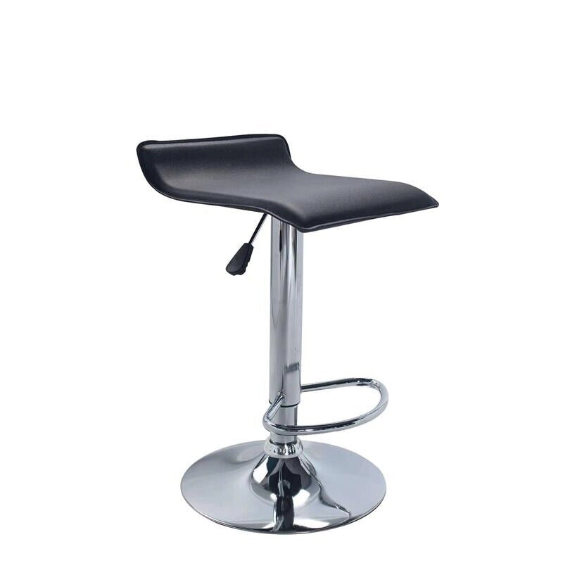SET 2 SGABELLI DA BAR JAKE IN METALLO E PVC DI COLORE ANTRACITE