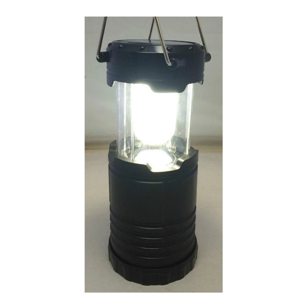 Trade Shop - Lanterna Lampada Da Campeggio Trekking Ricaricabile Ad Energia Solare 8 Led -