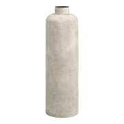 Vaso decorativo in metallo beige anticato House Nordic ø24x78,5 cm