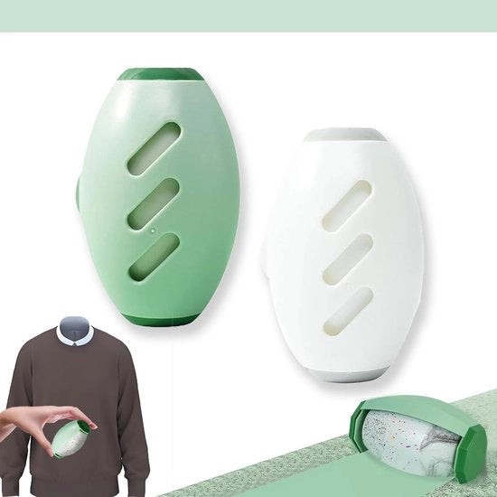 Set a doppio per rimuovere pelo - Herbruikbaar - Detersivo - Lavabile - Compatta - Per abbigliamento e divano - Rullo peli